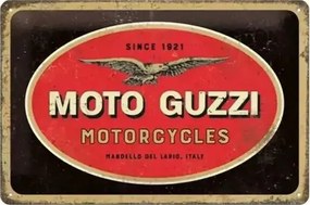 Fém tábla Moto Guzzi Motorcycles, (30 x 20 cm)
