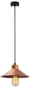 Zsinóros csillár MANAVGAT 1xE27/40W/230V rézbarna/barna