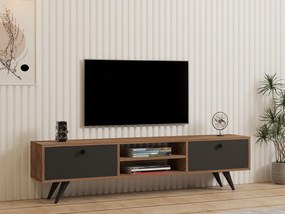TV asztal/szekrény Tebuvi (atlanti fenyő + antracit) . Akció -25%. 1095158