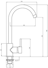 Deante Legato, rozsdamentes acél munkalap mosogató 1 kamrás Z/O 760x435x145 3,5" + mosogató csaptelep + szifon, szatén mintás, ZELA0113