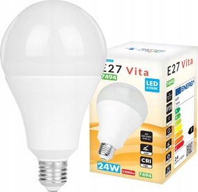 Led izzó E27 24W Fehér meleg 2700K 230V A95 Erős Prémium túlnyúló lámpa