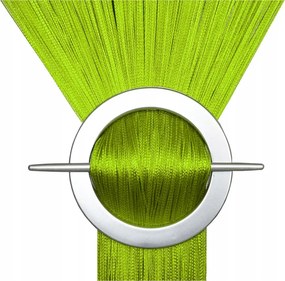 Függöny Spagetti Spagetti Függöny 150x160 zöld