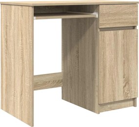 vidaXL sonomatölgy színű forgácslap íróasztal 86x49x76 cm