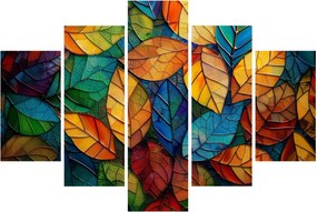 Kép - Levélmozaik (150x105 cm)