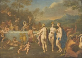 Stílusos Dekoratív Fotótapéta Flizelin Antik lakoma 208x146 Ragasztó