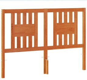 viaszbarna tömör fenyőfa fejtámla 140 cm
