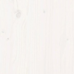 fehér tömör fenyőfa kerti pad 108x35x45 cm