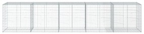 horganyzott vas gabion kosár fedéllel 500 x 100 x 100 cm