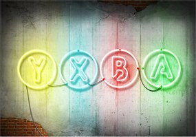 Fotótapéta flizelina Neon Yxba Színátmenetes tégla ipari loft 250x175 +ragasztó