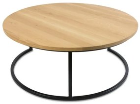 KÉSZLET 2x Kávésasztal OAKLOFT 38x90 cm fekete/tölgy