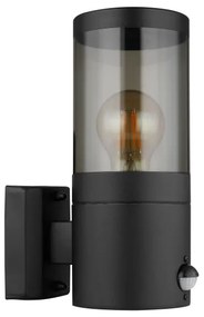 Globo 32014BSS-Kültéri fali lámpa érzékelővel XELOO 1xE27/60W/230V IP44