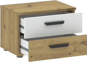 BASIC TWO 2 fiókos éjjeli szekrény | Artisan Tölgy