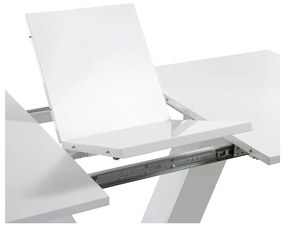 Aaron fehér bővíthető étkezőasztal, 140 x 90 cm - Støraa