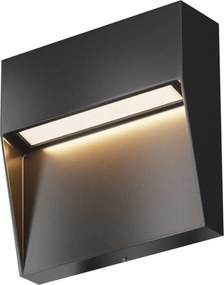 MAYTONI O047SL-L3B3K MANE Kültéri Falba Építhető Lámpa Fekete LED