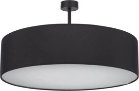 TK LIGHTING 4245 RONDO Ernyős Mennyezeti Lámpa Króm, Fekete E27 IP20