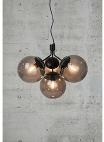 Nordlux - Csillár zsinóron IVONA 4xE27/28W/230V fekete