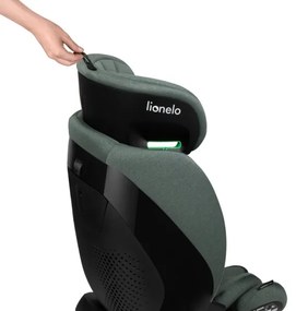 Lionelo - Forgatható autósülés alappal LAVENDER i-Size 76-150 cm pisztáciazöld