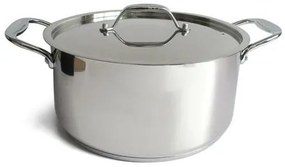 Kitchisimo Chef rozsdamentes acél lábas fedéllel , 5 l, 24 cm