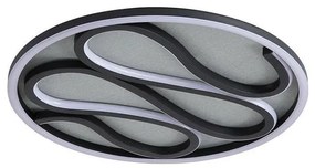 Searchlight 81100-39BK - ZENDISC dimmelhető LED mennyezeti lámpatest LED/20W/230V 3000K átm. 39 cm