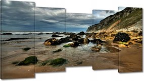 Vászonkép 150x80 Szikla a tengerparton