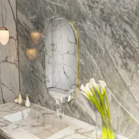 Fali tükör RIORS 85x45 cm arany