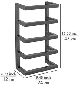 WENKO 25780100 - FONDIRO törölközőtartó 24x42 cm fekete