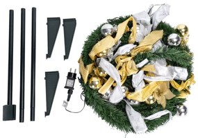 Aigostar - LED kültéri karácsonyfa 100xLED/230V 1,5m IP44 fehér/arany hideg fehér