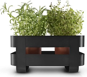 Eva Solo Kitchen Organizer Gyógynövény kaspó öntözőrendszerrel Fekete