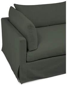 Sötétzöld kanapé 244 cm Horn – Scandic