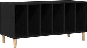 vidaXL Hanglemez szekrény Fekete tölgy 100 x 38 x 48 cm Faanyag
