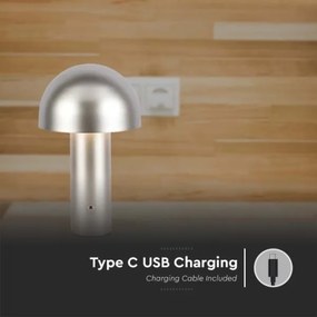 LED Dimmelhető tölthető asztali lámpa LED/1W/5V 3000-6000K 1800 mAh arany