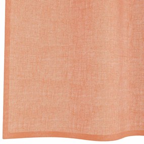 2 db terrakotta voile függönyök rúd zsebekkel