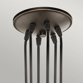 Kichler BRINLEY KL-BRINLEY6-OZ Függőlámpa 6x60W/E27