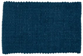 Sötétkék textil fürdőszobai kilépő 50x80 cm Covelo – Wenko