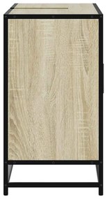 sonoma tölgyfa fürdőszobai mosdószekrény 80 x 33 x 60 cm