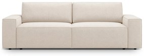 Bézs buklé kinyitható kanapé 247 cm Jodie – Micadoni Home