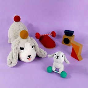 Plüssjáték szett 2 db-os Ptipotos Toutou – Les Deglingos