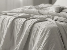 Muszlin ágyneműhuzat PURELY világosszürke Ágyneműhuzat mérete: 2 db 80 x 80 cm | 200 x 200 cm