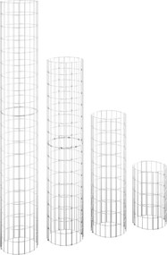 vidaXL 4 db kör alakú gabion magaságyás Ø30 x 50 / 100 / 150 / 200 cm
