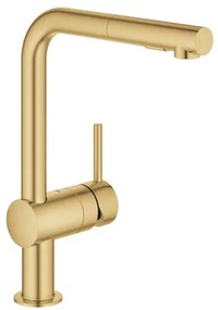 Grohe Minta mosogató csaptelep forgó karral csiszolt cool sunrise 30274gn0 G30274GN0