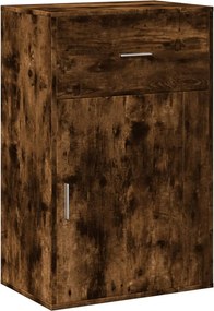 vidaXL füstös tölgy színű szerelt fa tárolószekrény 56,5 x 39 x 90 cm