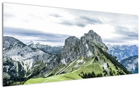 Kép - hegycsúcsok (120x50 cm)