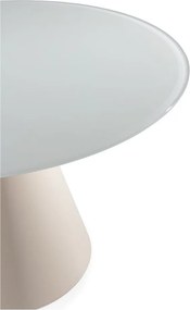 Kerek étkezőasztal üveg asztallappal ø 120 cm Vida – MOME