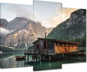 Vászonkép 90x70 Hegyi kikötő