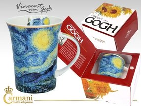 Porcelánbögre Van Gogh dobozban, 350ml, Van Gogh: Csillagos éj
