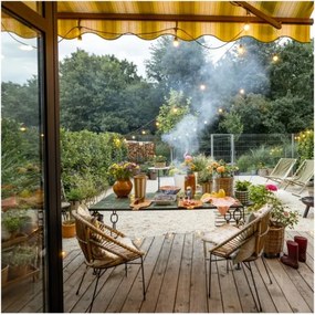 LED Kültéri dekoratív lánc BAJA ST64 20xE27/1W/230V 10,9m IP44 meleg fehér