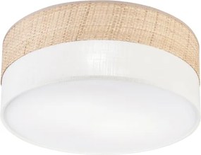 Mennyezeti lámpa SIRJA DOUBLE BOHO 2xE14/15W/230V átm. 35 cm bézs/krém