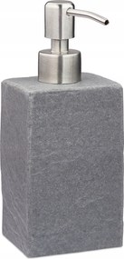 Szappanadagoló pumpával 200 ml Relaxdays 17,5 x 7,5 x 8 cm Szürke
