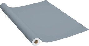 vidaXL szürke öntapadó PVC bútorfólia 500 x 90 cm