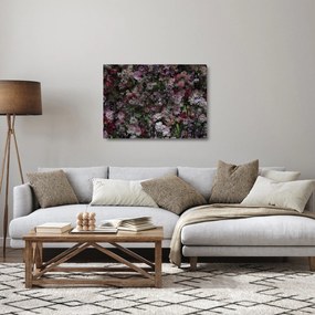 Üveg kép - Virágfal (70x50 cm)